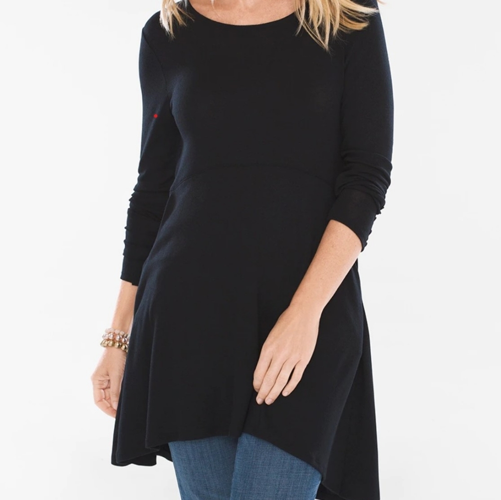 Button-Sleeve Tunic